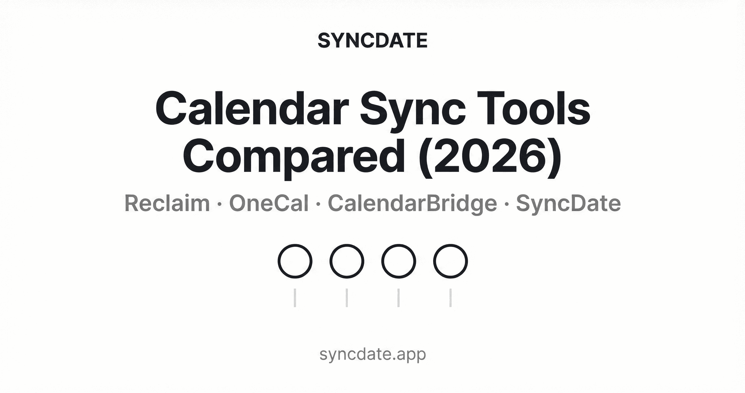Best Calendar Sync Tools 2026: 7 Tools Compared (Speed, Price, Privacy)