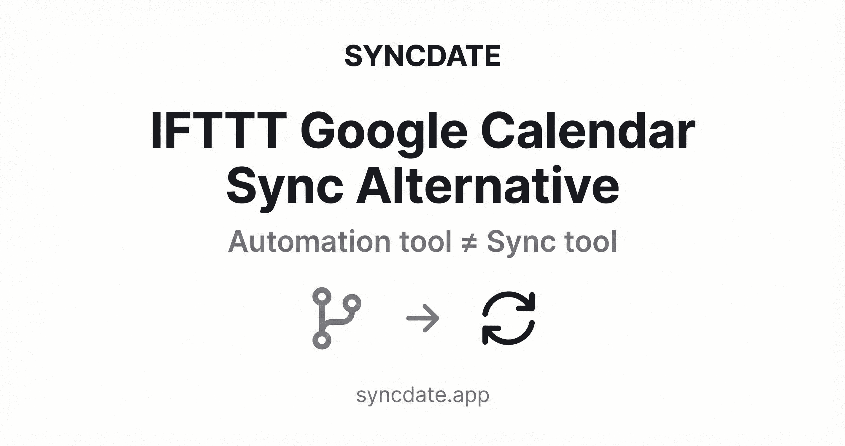 Why IFTTT Isn't Great for Google Calendar Sync (And What Works Better)